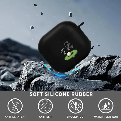 Miniatura 4 de I'd Tap That Golf Simple - Funda protectora compatible con AirPods 4, cuerpo completo, a prueba de golpes