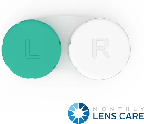 Miniatura 3 de Axim USA Paquete de 12 fundas para lentes de contacto. Suministro a granel de un año. Protege tus ojos cambiando tu funda de lentes mensualmente