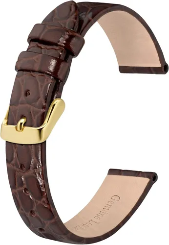 BISONSTRAP Correas de reloj de cuero correas de repuesto suaves con hebilla pulida 0315in 0394in 0472in 0551in 0630in 0709in 0748in 0787in Moderno