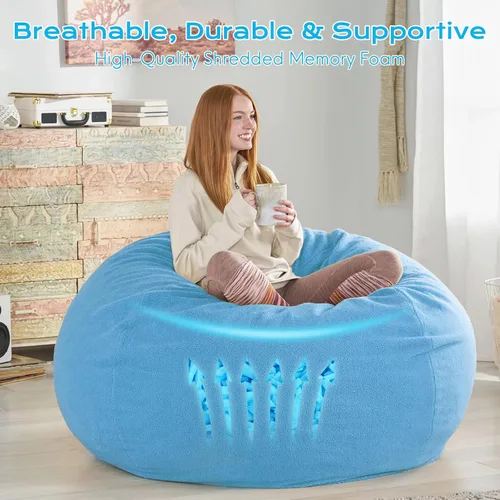 Miniatura 3 de Relleno de puf de 2 libras, relleno de almohada, relleno de bolsa de frijol, relleno de espuma viscoelástica triturada, relleno de saco de boxeo
