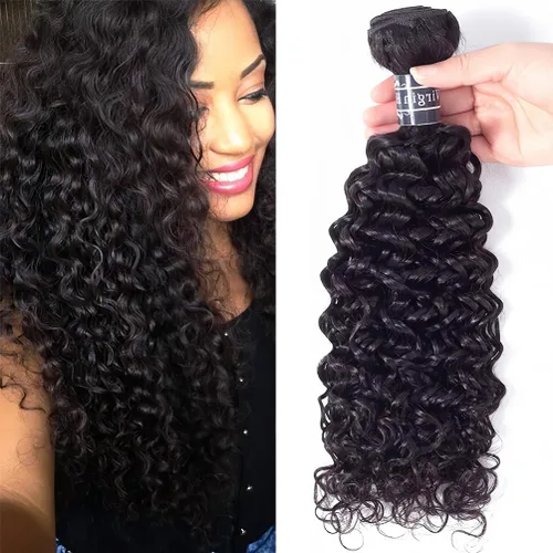 Miniatura 27 de Amella Hair Paquetes de Cabello Humano Brasileño Rizado con Cierre Grado 8A Virgen Sin Procesar Paquetes de Tejido de Cabello Brasileño con Cierre