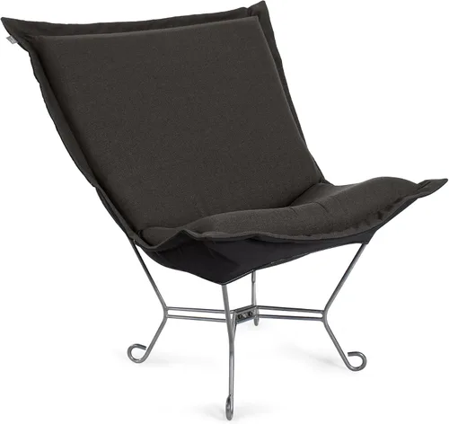Miniatura 22 de Howard Elliott Collection Avanti Pecan - Silla de asiento oscilante con funda, silla multiusos de mariposa con marco de titanio, muebles de patio