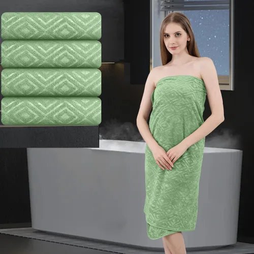 Miniatura 22 de Sábana de Baño Extra Grande de 4 Piezas (35"x70") - Sábana de Baño Ultra Suave de Tamaño Grande, Juego de Sábanas de Baño para Baño de Hotel, Sábana