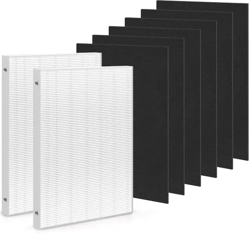 Miniatura 10 de Zouwhaso 2+6 Aera Max 100 filtro HEPA de repuesto compatible con Fellowes AeraMax 90 100 DX5 DB5 Puri-fier de aire True HEPA filtro de aire, parte #