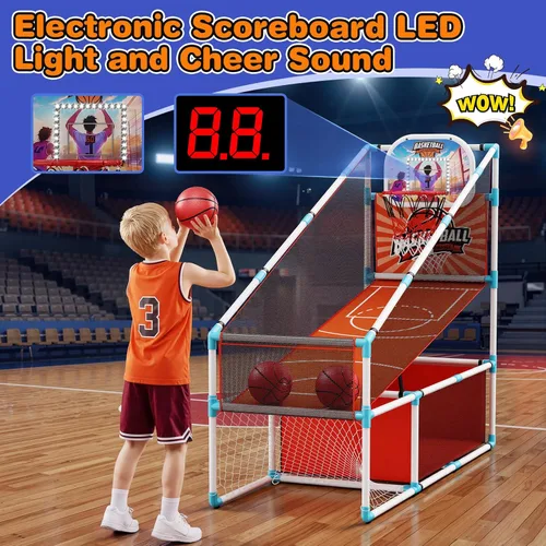 Miniatura 2 de Juego de 5 mini baloncesto de 6 pulgadas, ligero de PVC de 3.16 onzas para niños y niñas, adolescentes, flotante, piscina acuática, baloncesto