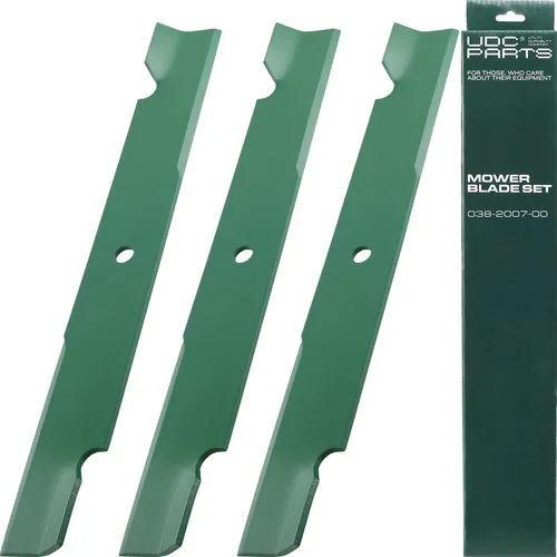 Miniatura 52 de UDC Parts GY20852 Hojas de corte de 48 pulgadas para John Deere D140 E140 S140 Z355E GX21784 GX21786 S170 E170 LA130 LA145 D160 S160 E160 E150 D155