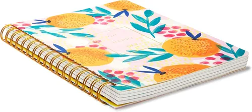Miniatura 8 de Compendium Cuaderno de espiral - Oh, Happy Day — Un cuaderno de espiral de diseñador con 192 páginas rayadas, rayas universitarias, 7.0 pulgadas