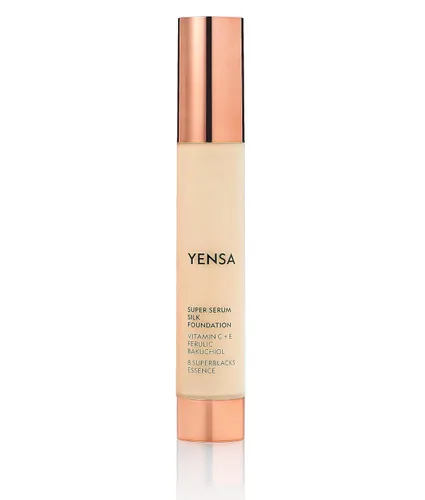 Miniatura 11 de YENSA Base de maquillaje de suero – Base de cobertura completa súper sedosa enriquecida con péptidos, vitamina C y ácido ferúlico para ayudar a 34