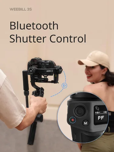 Miniatura 3 de ZHIYUN Weebill 3S Combo Estabilizador de cardán para cámara DSLR y sin espejo Canon/Nikon/Sony/Panasonic/Fujifilm, disparo vertical nativo