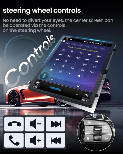 Miniatura 6 de Estéreo de coche Ford Focus de 10.4 pulgadas Android 12 Radio de actualización 2012-2018 con pantalla táctil 1024 * 768 RDS Auto con GPS Bluetooth