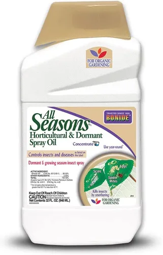 Miniatura 7 de Bonide All Seasons Aceite en Spray Hortícola y Latente, Concentrado de 16 oz, Prevención de Enfermedades y Eliminador de Insectos para Jardinería
