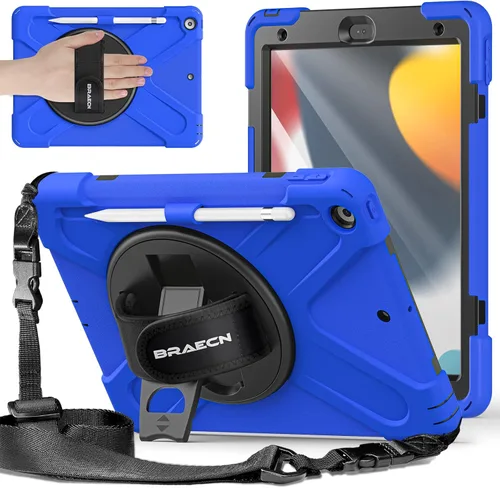 Miniatura 12 de BRAECNstock - Funda para Apple iPad de 9ª/8ª/7ª generación, de 10.2" 2021/2020/2019, funda protectora a prueba de golpes para iPad de 10.2 pulgadas