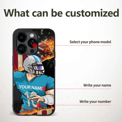 Miniatura 7 de Fundas de teléfono personalizadas con diseño deportivo para fanáticos para iPhone 11, 12, 13, 14, 15, 16 Pro Max Plus Mini X 7 8 SE para Samsung