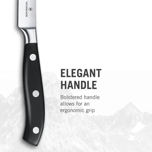 Miniatura 4 de Victorinox Grand Maitre Cuchillo de pelar forjado, cuchillo de cocina ergonómico de acero inoxidable prémium para rebanar frutas y verduras