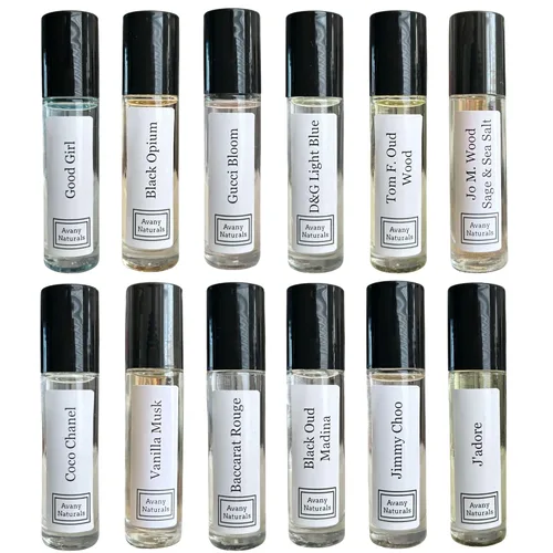 Miniatura 6 de Muestras de aceite de fragancia para hombres, perfume de aromas mejorados, aceite corporal perfumado, colonia de tamaño de viaje, juego de regalo