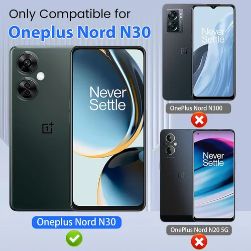 Miniatura 2 de Paquete de 3 protectores de pantalla para OnePlus Nord N30 5G con 3 protectores de lente de cámara, vidrio templado Ultra HD, dureza 9H