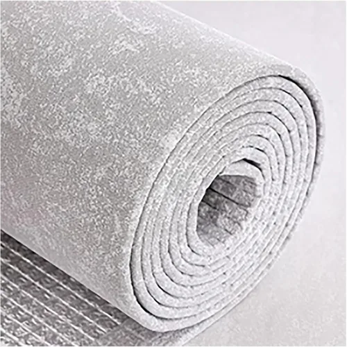 Miniatura 8 de Panel de pared grueso, papel tapiz impermeable de hilo textil para despegar y pegar, paneles de pared acolchados insonorizados, adecuado