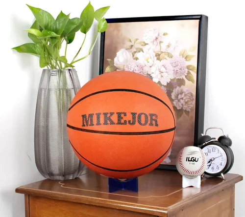 Miniatura 6 de Soporte de exhibición de acrílico para pelotas de fútbol, baloncesto, fútbol, voleibol, rugby, deportes, bolas, almacenamiento, trofeos, autógrafos