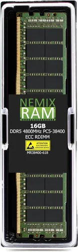 Miniatura 15 de NEMIX RAM 32 GB (1 x 32 GB) DDR5 4800 MHZ PC5-38400 1Rx4 1.1V 288-PIN ECC RDIMM Memoria de servidor registrada compatible con ASRock TRX50 WS
