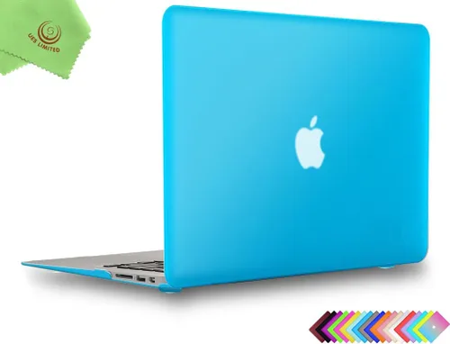 Miniatura 22 de Carcasa para MacBook Air de 13 pulgadas, UESWILL, carcasa rígida mate de tacto suave para MacBook Air de 13 pulgadas (Modelo A1466 / A1369) de Negro