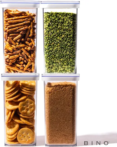 Miniatura 5 de BINO Contenedores de almacenamiento de alimentos - 2.4L THE SNAP+COLLECTION Contenedores de almacenamiento herméticos con tapas Organización