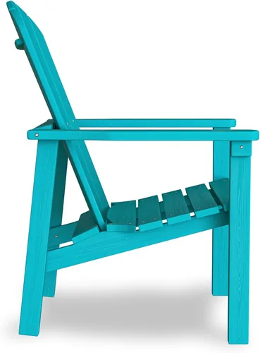 Miniatura 8 de nevilywood Sillas Adirondack Compactas Apilables, 26.3" de Ancho Sillas de Patio Exterior de HDPE - Diseño Duradero que Ahorra Espacio para Porche