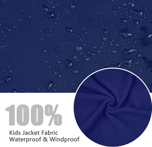 Miniatura 11 de Chaqueta de esquí impermeable para niñas, chaqueta de snowboard para exteriores, resistente al viento, con forro polar, abrigo de nieve cálido