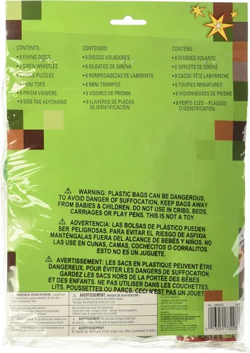Miniatura 2 de Amscan "TNT Party!" Mega Mix Value Pack Favors, recuerdo de fiesta, surtido, 11 1/2 pulgadas x 8 1/4 pulgadas