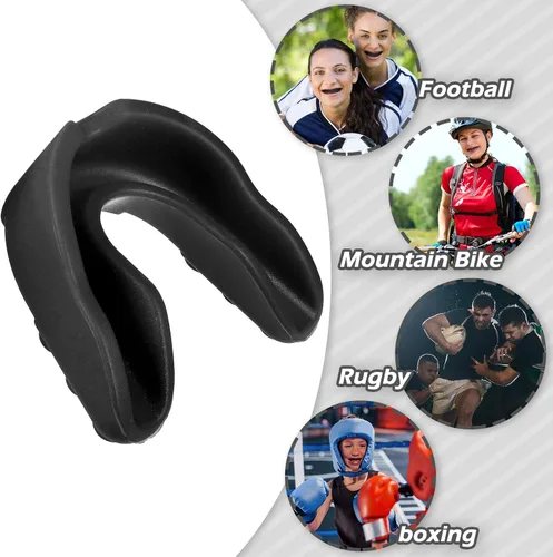 Miniatura 4 de Kathfly Paquete de 100 protectores bucales deportivos a granel atléticos a granel de goma de mascar de silicona para protección de dientes
