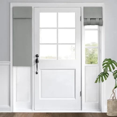 Miniatura 64 de HOMEIDEAS Cortinas Opacas para Aula para Puerta Principal, Cubierta de Ventana de Puerta de Aula, Persianas de Privacidad con Aislamiento Térmico