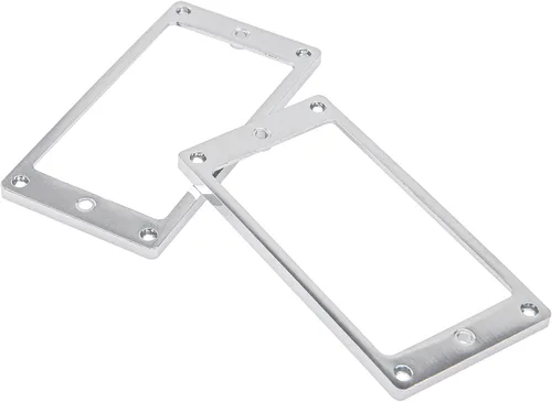 Miniatura 5 de Juego de 2 anillos de montaje de metal Humbucker para pastillas, puente y cuello, compatible con Epiphone Les Paul LP Style Electric Guitar Bass