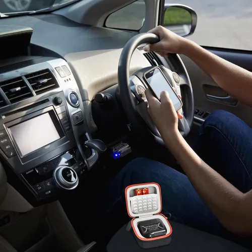 Miniatura 6 de ANKHOH Estuche para herramienta de escaneo BlueDriver Bluetooth Pro OBDII para iPhone y para Android, soporte mini portátil para automóvil y auto