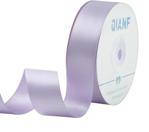 Miniatura 38 de QIANF Cinta plateada de satén de doble cara de 1-1/2 pulgadas para envolver regalos, lazos para el pelo, hacer cintas para el cabello, bandas