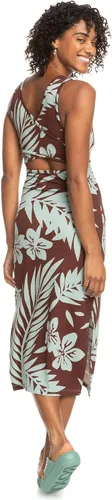 Miniatura 3 de Roxy Vestido midi con tiras Good Keepsake para mujer