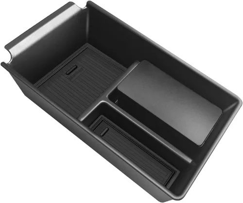 Miniatura 7 de Muslogy Organizador de consola central compatible con accesorios Nissan Kicks 2025, reposabrazos de consola media, caja de almacenamiento