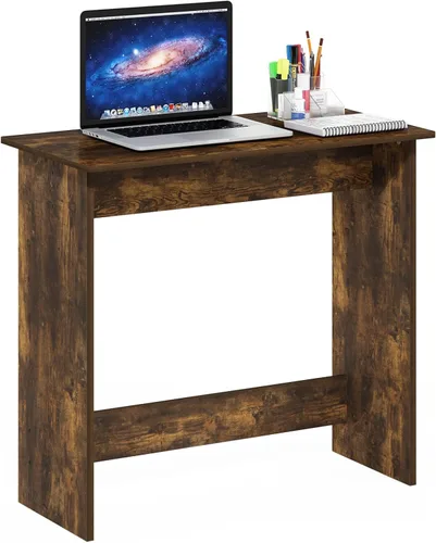 Miniatura 15 de Furinno Estante de escritorio clásico, gabinete de escritorio de 5 estantes, estante para libros, organizador de escritorio de 3 niveles