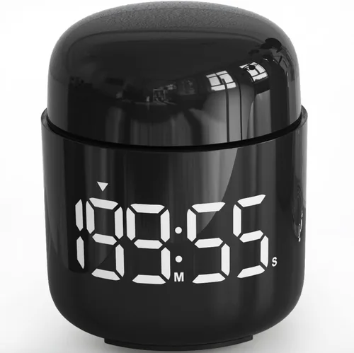 Temporizador Digital de Cocina, Temporizador de Cuenta Regresiva y Progresiva con Pantalla LED Grande, Ajuste de Volumen, Temporizador para Cocinar,