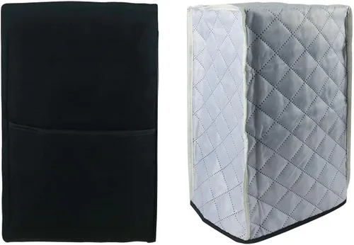 Miniatura 4 de Cubierta antipolvo para licuadora con bolsillo grande y asa superior, impermeable, de poliéster, a prueba de polvo, resistente a las manchas