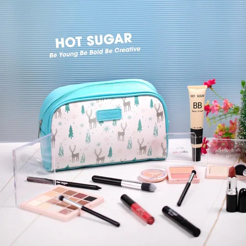 Miniatura 6 de Hot Sugar Kit de Maquillaje de Viaje Todo en Uno, Kit de Maquillaje para Mujeres Kit Completo, Set de Regalo de Maquillaje para Principiantes y Azul