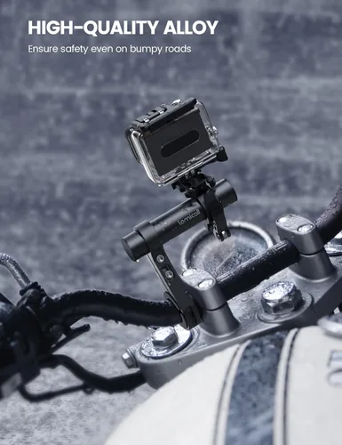 Miniatura 7 de Lamicall Soporte para teléfono de bicicleta + extensor de manillar de bicicleta