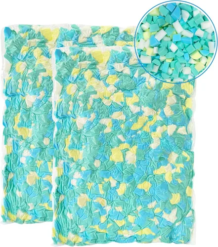 Relleno de espuma viscoelástica triturada de 10 libras para relleno de puf, cojín de silla de almohada, cama de perro, repuesto para manualidades,