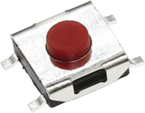 Miniatura 3 de GATSUN Rocker Switch 100PCS 6 * 6 * 3.1 mm SMD Switch 4 Pin Touch Micro Switch Push Button Switches Red SMD Tact Switch 6x6x3.1mm