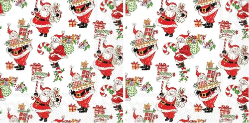 Miniatura 4 de IHR Ideal Home Range Servilletas de fiesta Rosanne Beck Holiday Collection desechables de 3 capas de papel para el almuerzo, 6.5 x 6.5 pulgadas