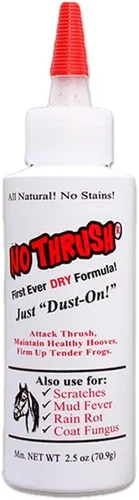 Four Oaks Farm Ventures, Tratamiento de polvo seco sin candidiasis para caballos, cuidado de heridas, arañazos, pudrición de lluvia, fiebre de lodo,