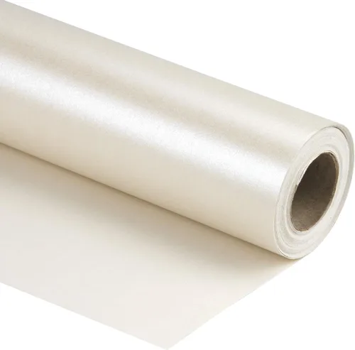 Miniatura 27 de RUSPEPA Papel de regalo negro mate, color liso perlado, papel lustre perfecto para bodas, cumpleaños, Navidad, baby shower, 17 pulgadas x 32.8 pies