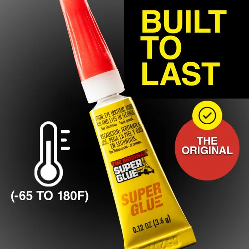 Miniatura 11 de Super Glue Líquido, tubos de 2 gramos, paquete de 12, transparente, unión instantánea, secado rápido, adhesivo de cianoacrilato, punta de precisión