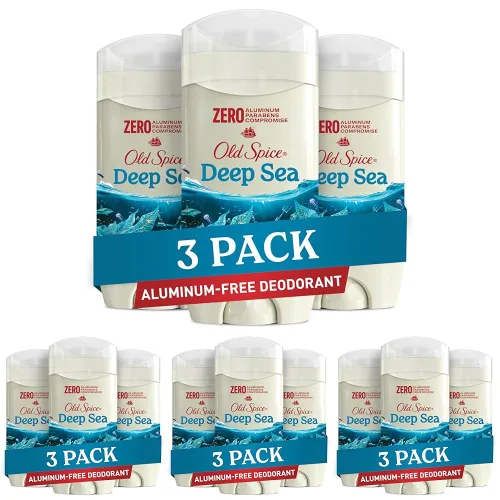 Miniatura 8 de Old Spice Desodorante sin aluminio para hombres, frescura duradera 24/7 y aroma de larga duración, protección contra el sudor y el olor 24/7