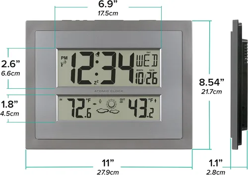 Miniatura 7 de La Crosse Technology Reloj atómico de pared/mesa (512-85937)