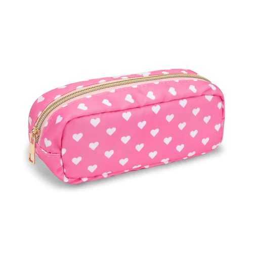 Miniatura 8 de Estuche pequeño para lápices y maquillaje para bolso, lindo estuche de lápices, bolsa de pinceles de maquillaje de nylon con cremallera, estuche