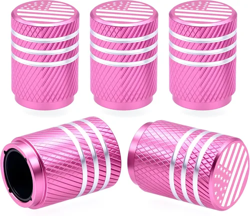 Miniatura 35 de 4 piezas tapones de válvula de neumático en forma de dados, cubiertas universales de válvula de neumático a prueba de polvo con núcleo de cobre